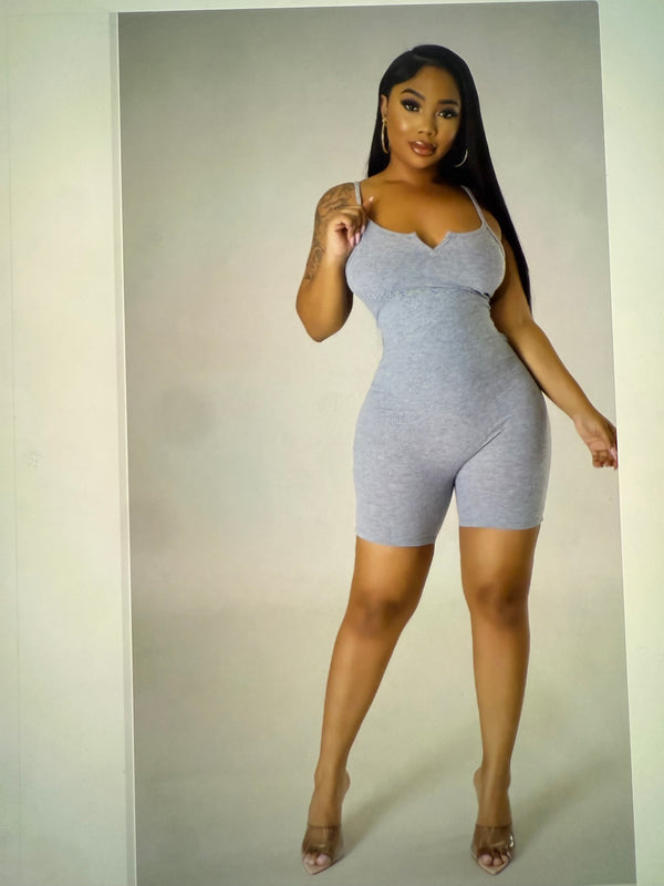 Gray Romper