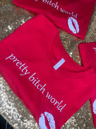 Pretty Bissh World crop top