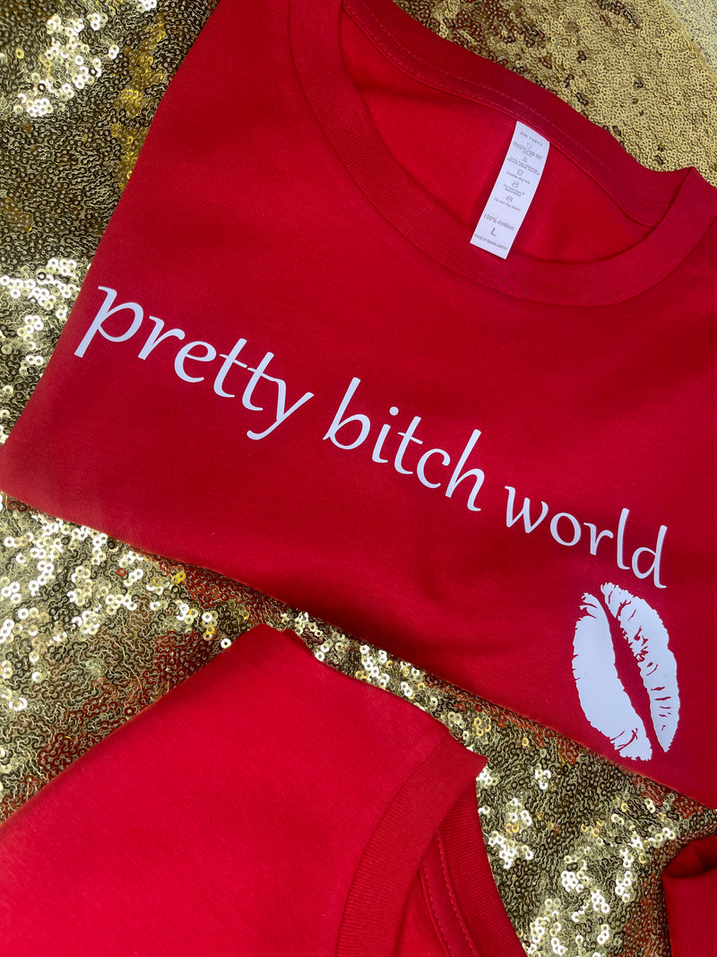 Pretty Bissh World crop top